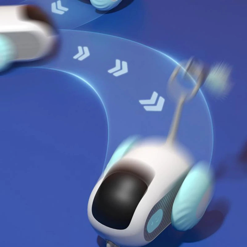 Interactive Self-Moving Cat Toy Car – Smart Remote Control Pet Toy