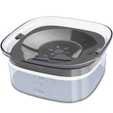 Anti-Spill Dog Water Bowl 70oz – Slow Drinking Pet Bowl with Visible Water Level