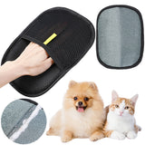 Pet Grooming Glove – Gentle Deshedding & Hair Remover for Dogs, Cats & Rabbits
