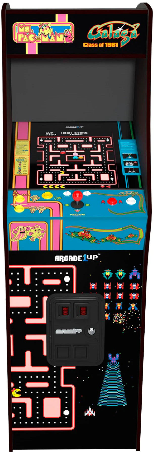 Arcade1Up Class of 81�� Deluxe Arcade Game, Blue �� Retro Gaming Console