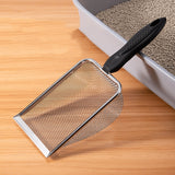 Stainless Steel Cat Litter Scoop – Fine Mesh Sifter for Easy Cleaning
