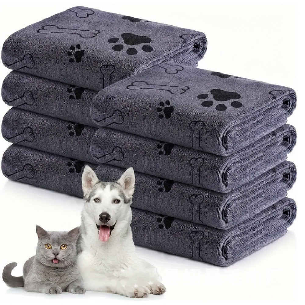 Pet Bath Towel & Blanket – Soft Microfiber Absorbent Towel for Dogs & Cats