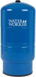 WaterWorker HT-30B Vertical Pressure Well Tank, 30-Gallon Capacity, Butyl Diaphragm, Blue