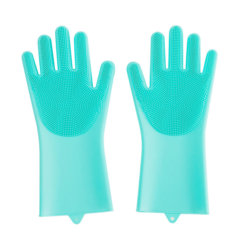 Silicone Pet Grooming Glove – Gentle Deshedding & Massage Brush for Dogs & Cats