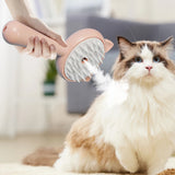 Hair Cleaning Pet Brush with Mist Spray – Rechargeable Cat & Dog Grooming Slicker Comb