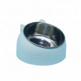 Anti-Slip Double Dog Bowl – Stainless Steel Elevated Pet Feeder