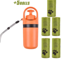 Lightweight Pet Poop Scooper with Built-in Bag Holder – Easy Cleanup Shovel for Dogs
