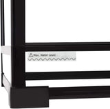 50 Gallon Reptile Glass Terrarium Tank Double Hinge Door with Screen Ventilation Large Reptile Terrarium 36" x 18" x 18"(Knock-Down)