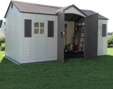 Lifetime 6446 Outdoor Storage Shed, 8 x 15 Foot, Desert Sand