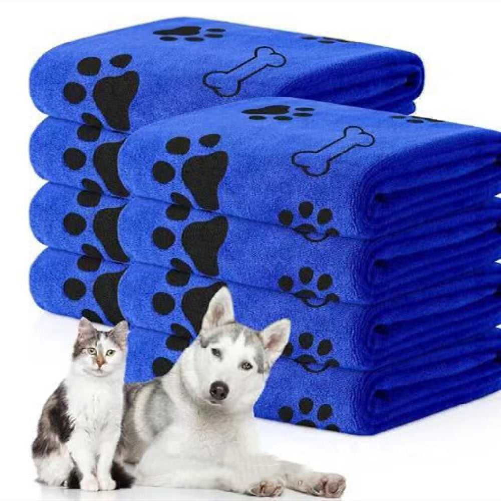 Pet Bath Towel & Blanket – Soft Microfiber Absorbent Towel for Dogs & Cats