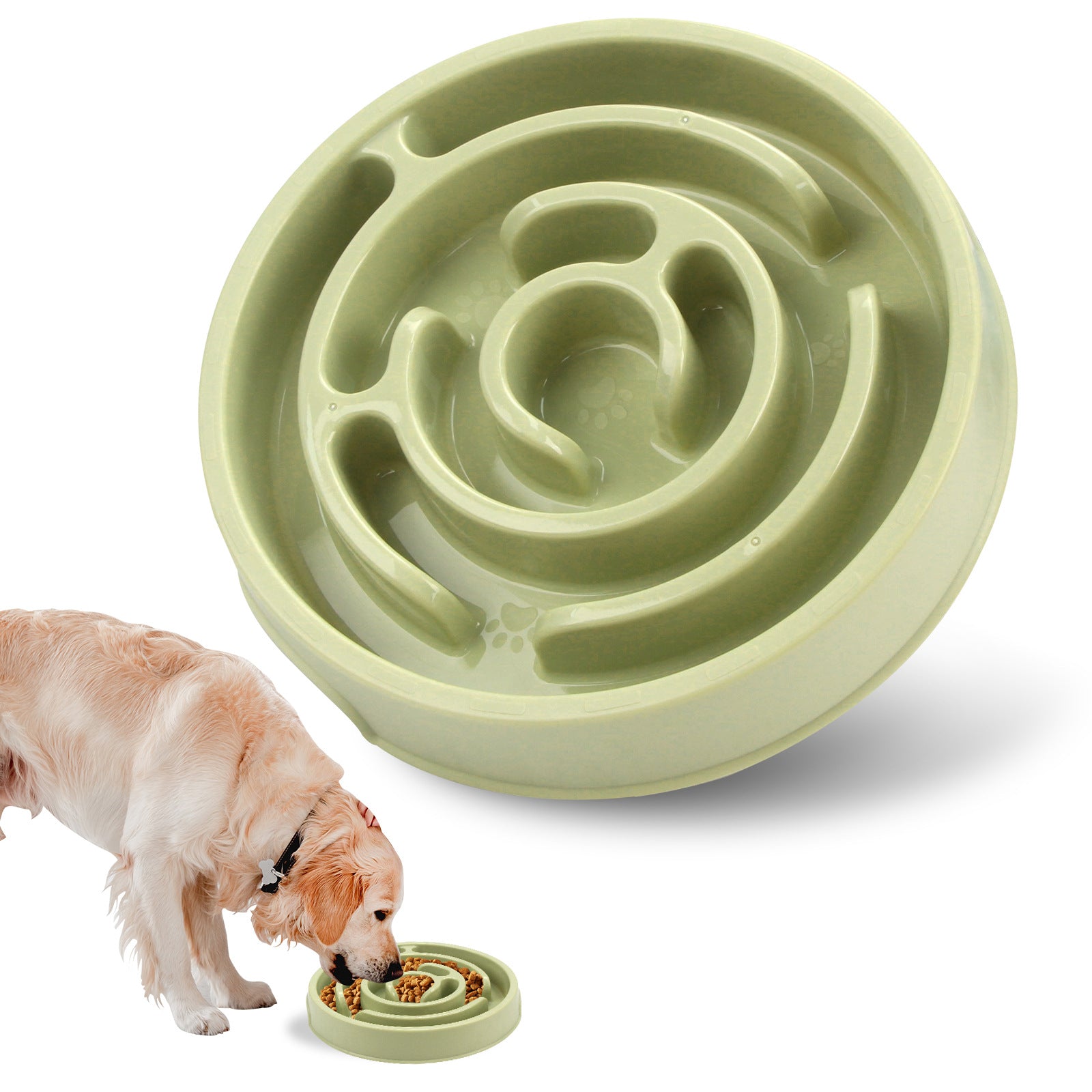 Anti-Choking Slow Feeder Bowl – Durable Silicone Puzzle Feeder for Puppies & Dogs