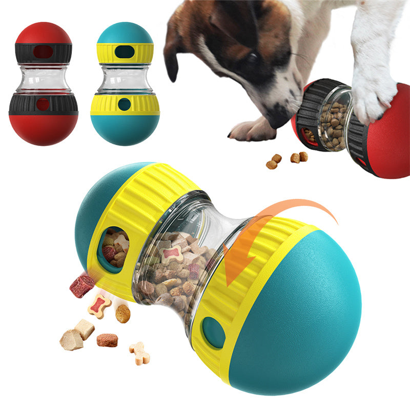 Slow Feeder Interactive Pet Toy – Treat Dispensing Tumbler Ball for Dogs & Puppies