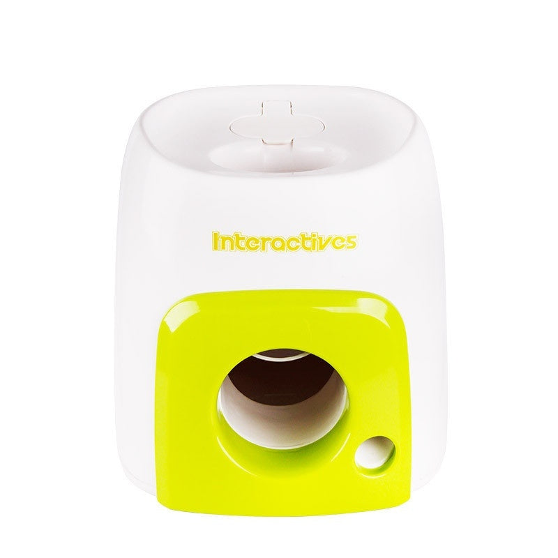 Interactive Dog Tennis Ball Launcher & Treat Reward Dispenser