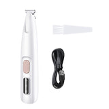 Rechargeable Dog Paw Hair Trimmer – Waterproof with LED