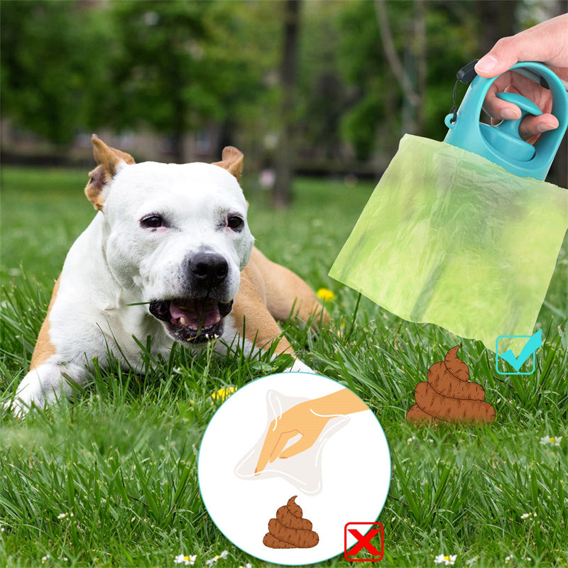 Lightweight Pet Poop Scooper with Built-in Bag Holder – Easy Cleanup Shovel for Dogs