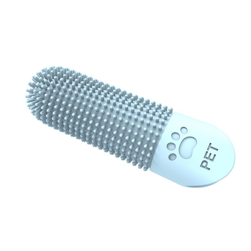 360 Angle Pet Finger Toothbrush For Small Medium, And Large Dogs