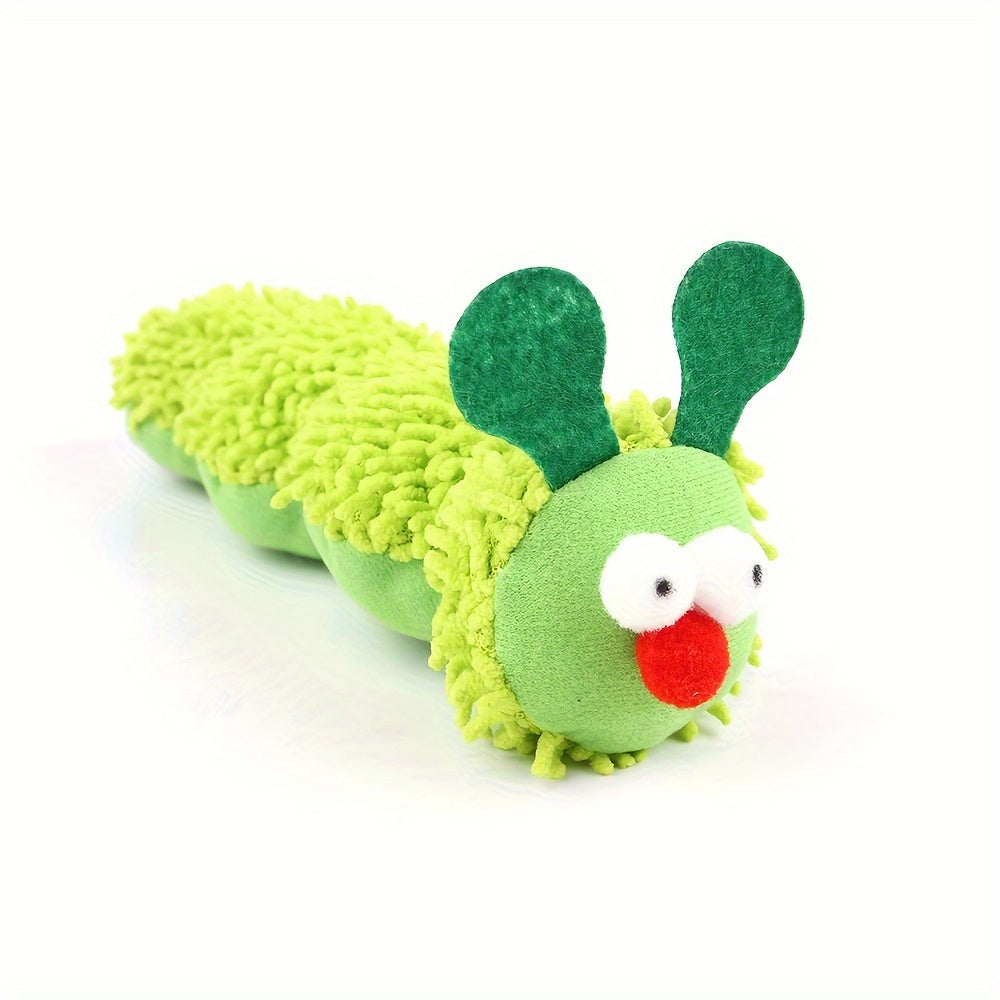 Interactive Plush Cat Toy – Soft & Durable Caterpillar Pillow for Cats