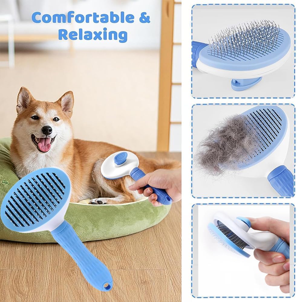 7-in-1 Professional Pet Grooming Kit – Complete Shedding, Bathing & Dental Care Set