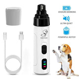 Electric Pet Nail Grinder 3-Speed LED