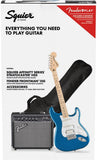 Squier by Fender Affinity Series Stratocaster Pack, HSS, Maple Fingerboard, Lake Placid Blue