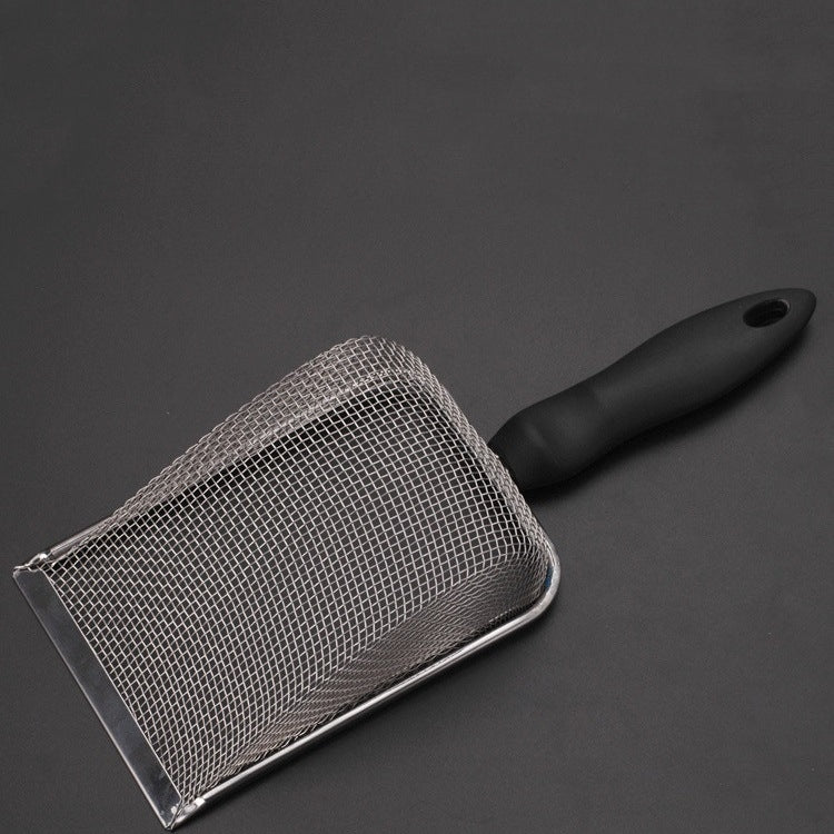 Stainless Steel Cat Litter Scoop – Fine Mesh Sifter for Easy Cleaning