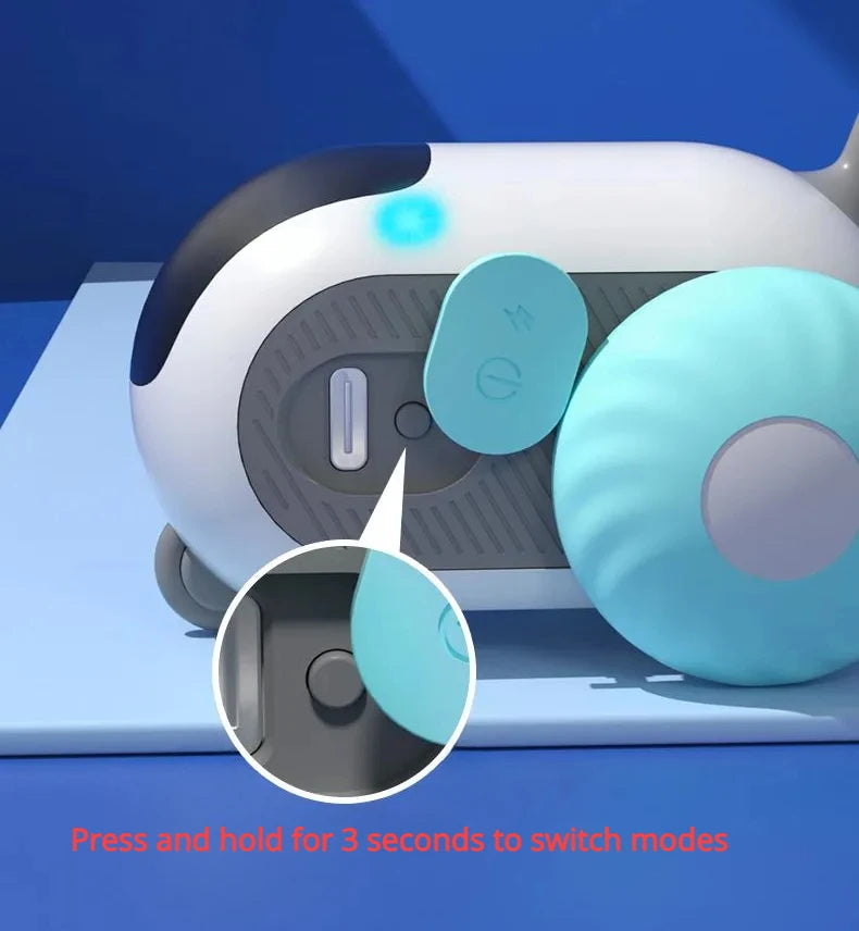 Interactive Self-Moving Cat Toy Car – Smart Remote Control Pet Toy