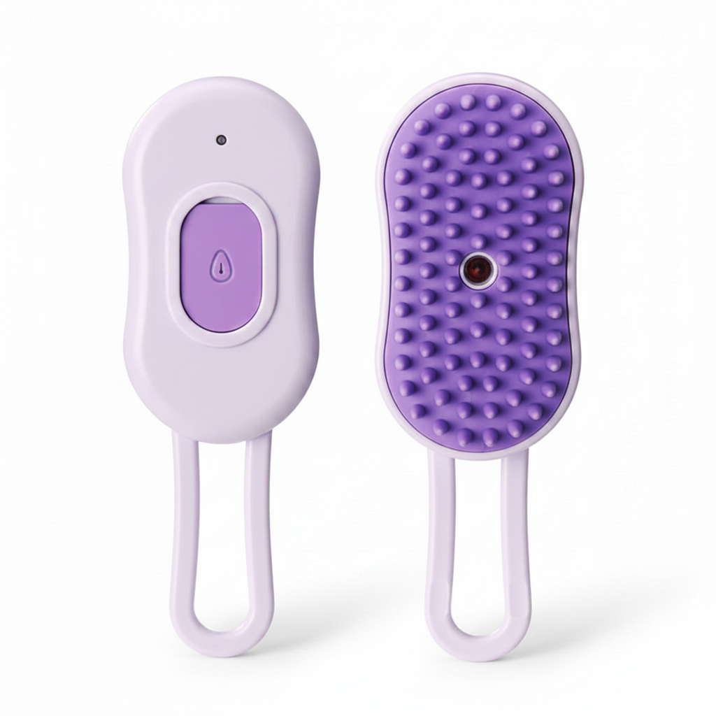 3-in-1 Electric Steam Brush for Cats & Dogs