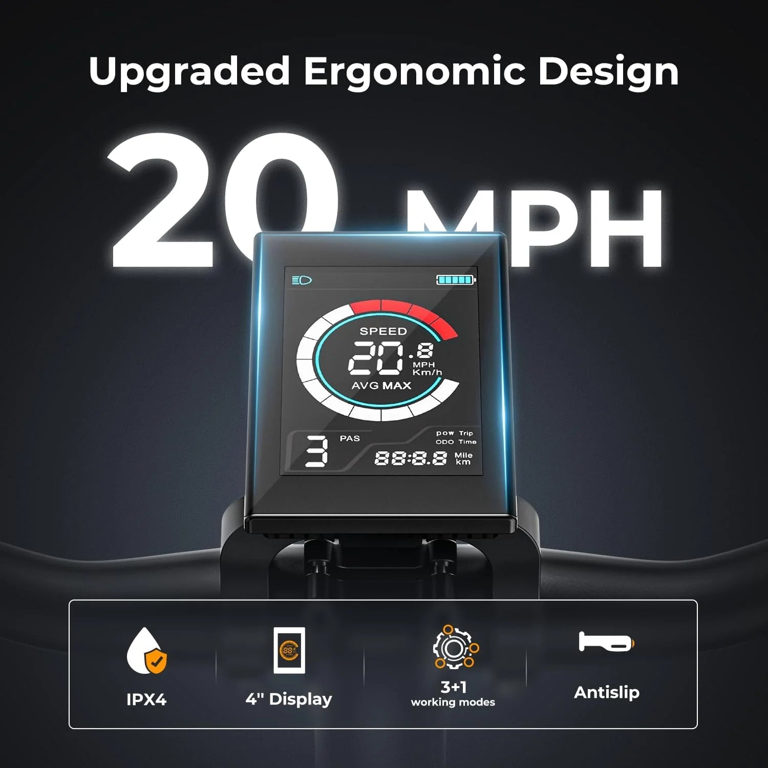 Eb5 Electric Bike 500W Motor 40Miles 20Mph