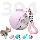 Portable Stainless Steel Dog Water Bottle & Travel Bowl